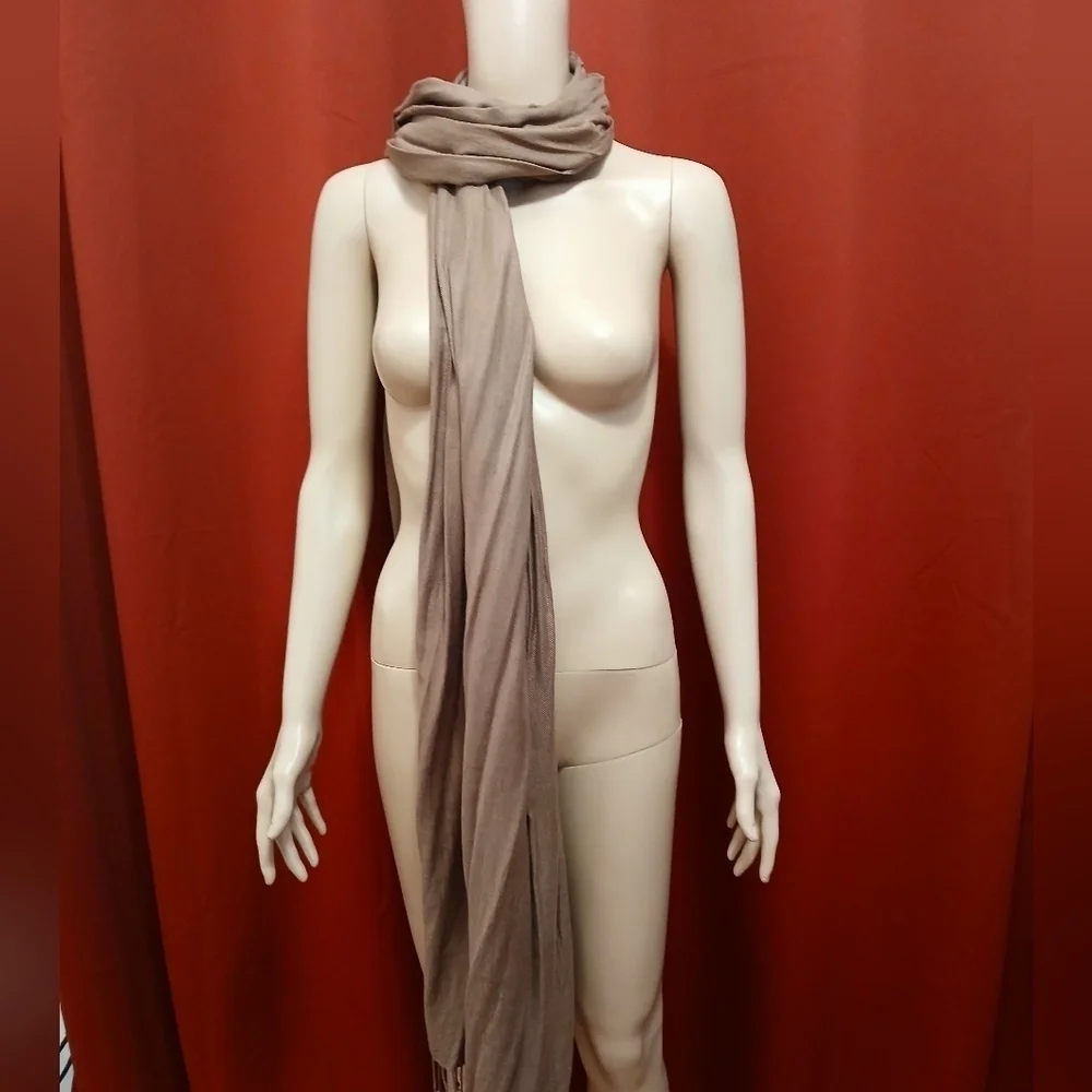 Bijoux Terner Brown Tasel Scarf/Wrap Pashmina​​​